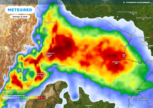 Alerta por tormentas en el norte de Argentina y persistencia de sequ&iacute;a en el centro durante esta semana