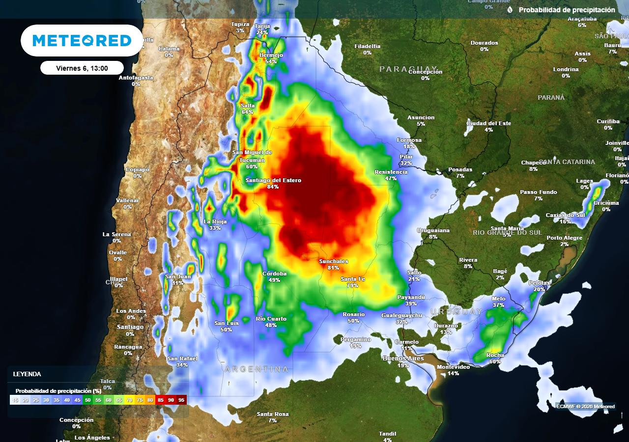 Alerta por tormentas fuertes a severas en Argentina: hoy y mañana con ...