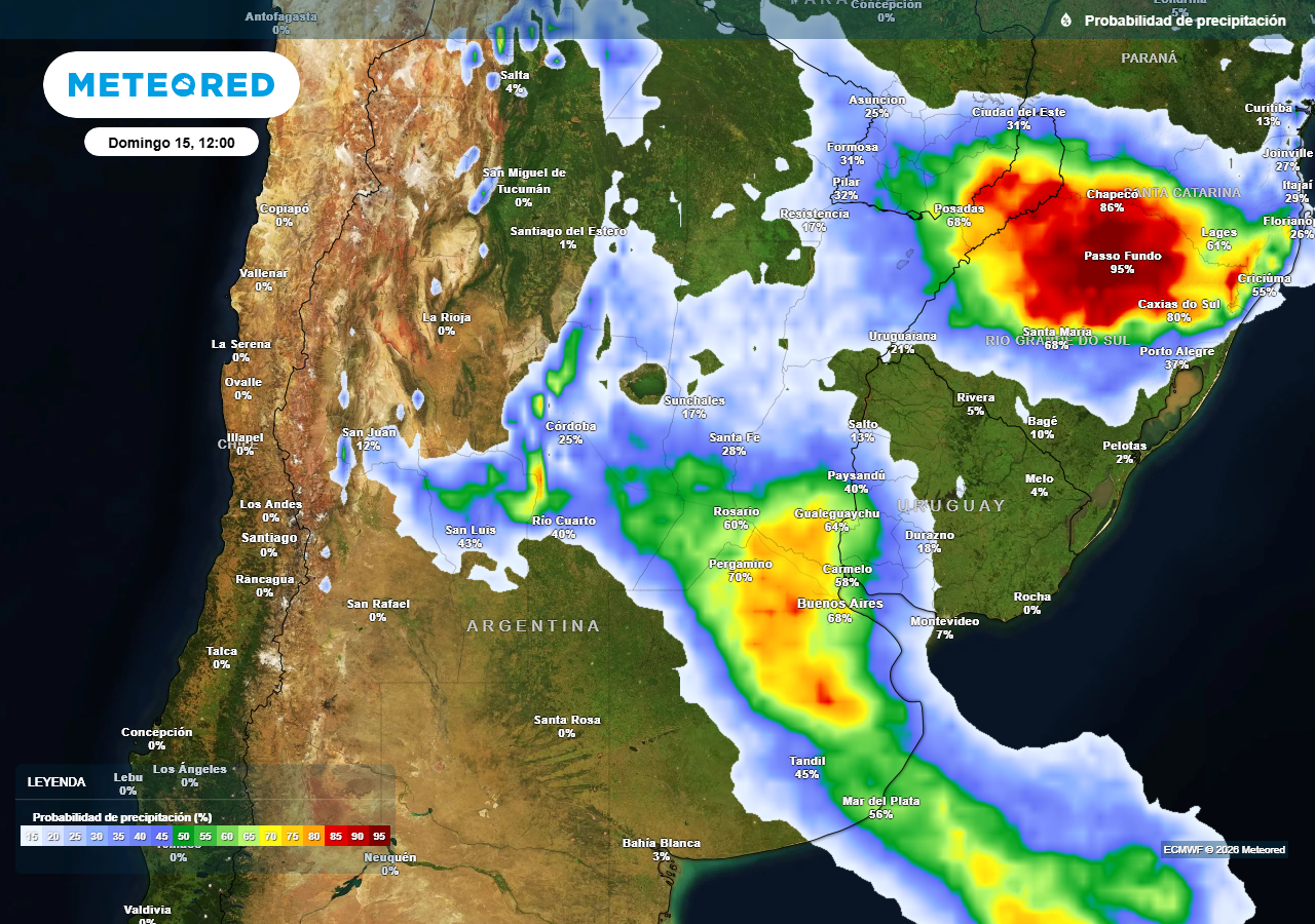 Alerta por tormentas fuertes en Argentina este sábado y domingo ...