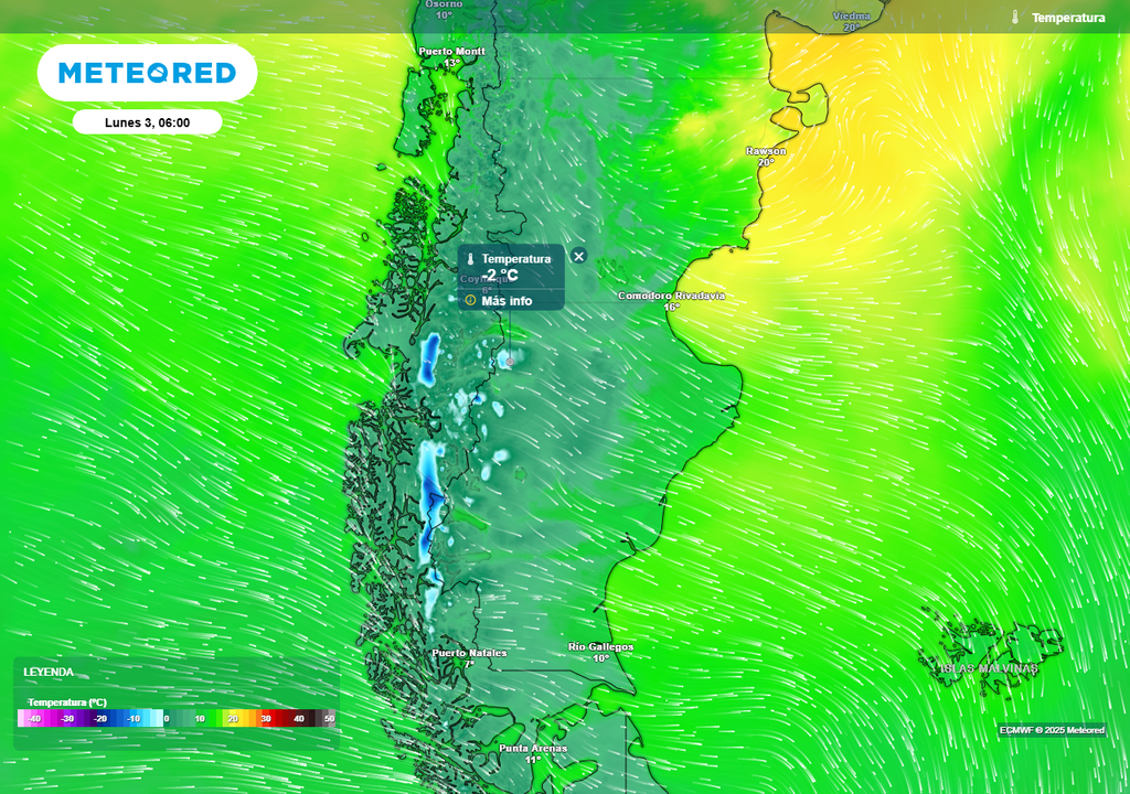Temperatura, Frio, Heladas, Patagonia, Argentina, Pronostico Temperatura, Frio, Heladas, Patagonia, Argentina, Pronostico