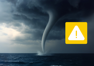 Alerta por trombas marinas en el sur de Chile: sectores costeros entre Arauco y Los Ríos bajo vigilancia este viernes