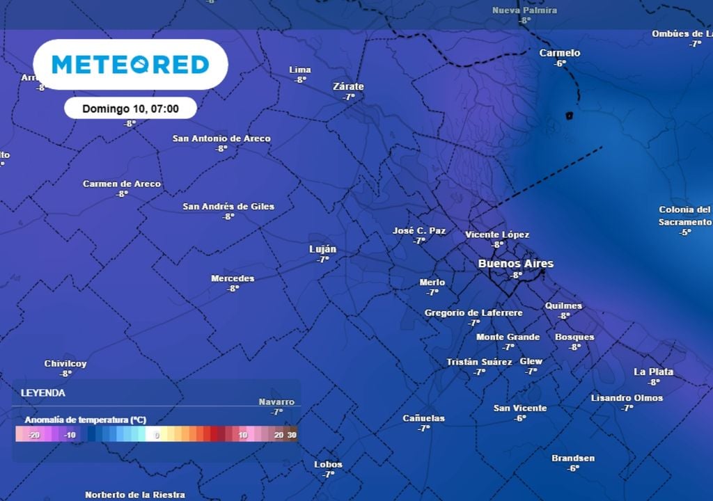Las temperaturas estan muy por debajo de lo normal para el mes de mayo