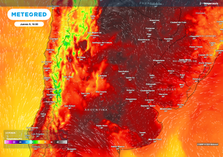Alerta roja: el calor no cede en el centro de Argentina y afecta a estas 8 provincias