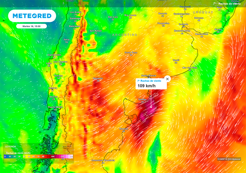 Rafagas, Viento, Alerta, Buenos Aires, Argentina