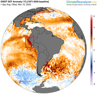 Alerta sobre el fenómeno de El Niño Costero para los próximos meses