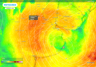 Alertan a 6 provincias por tormentas fuertes y a 8 provincias por vientos fuertes este sábado y domingo en Argentina