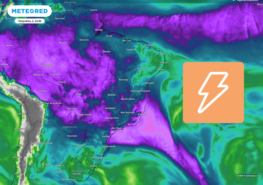 Alertas de chuvas intensas e tempestades continuam para 17 estados nesta ter&ccedil;a, 3; confira a previs&atilde;o