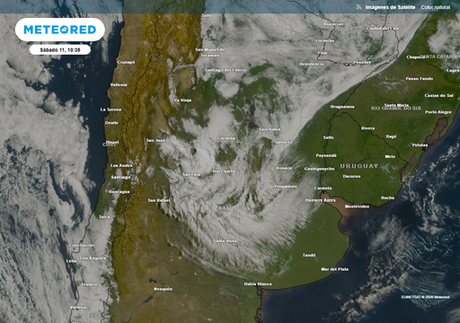 Alertas en Argentina: tormentas en el centro y noreste del pa&iacute;s y fuertes vientos en la Patagonia este s&aacute;bado