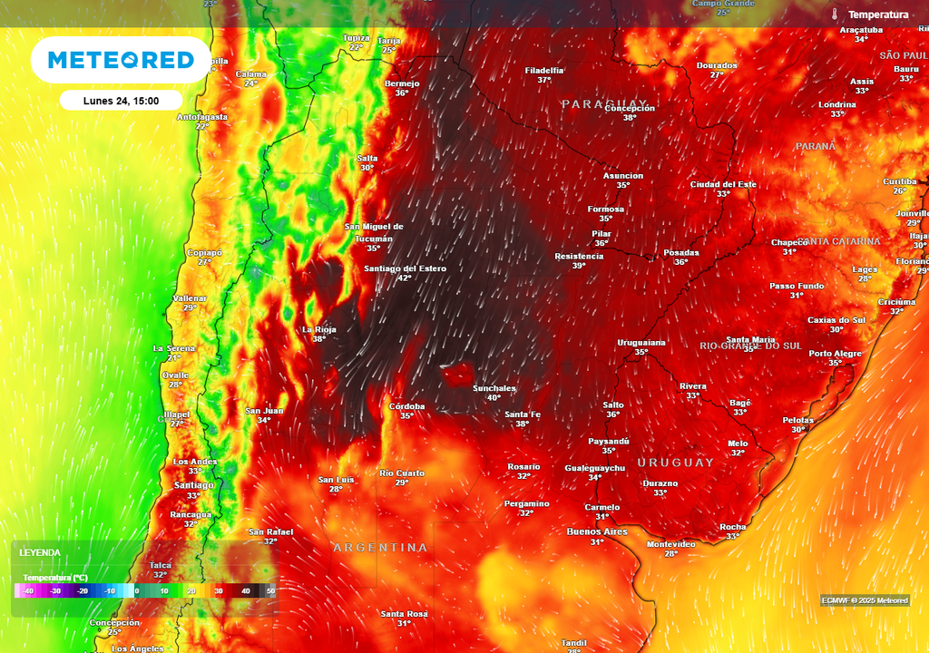 Temperatura, Ola de Calor, Alerta, Extremo, Argentina, Córdoba