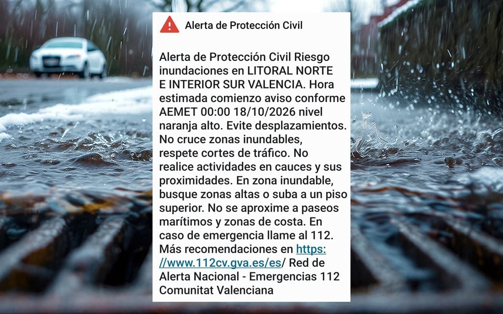 Es-Alert Los mensajes de alerta son el último eslabón en la prevención de riesgos.