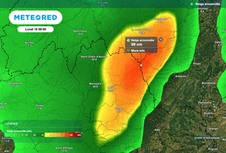 Alerte à la neige en France : Météo-France place plusieurs départements en vigilance orange ! Plus d'un mètre de neige ?