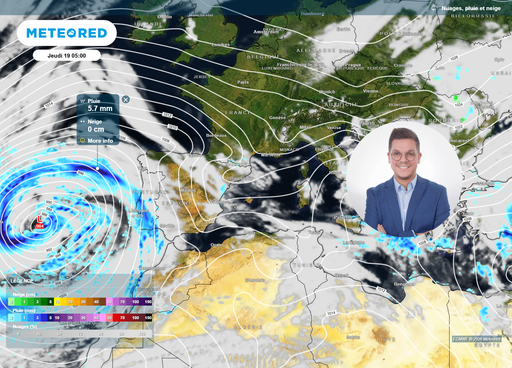 Alerte en Atlantique : le mod&egrave;le europ&eacute;en pr&eacute;voit une d&eacute;pression "extraordinaire" ! Quelles cons&eacute;quences en France ?