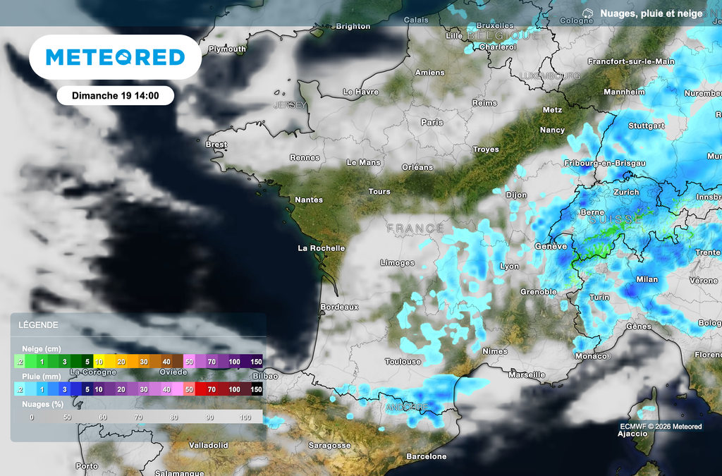 La perturbation poursuit sa route dimanche.