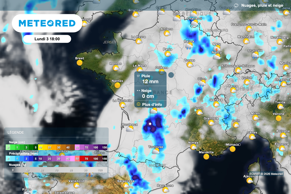 Des orages parfois très violents attendus en deuxième partie de journée dans le sud-ouest ! Des orages parfois très violents attendus en deuxième partie de journée dans le sud-ouest !