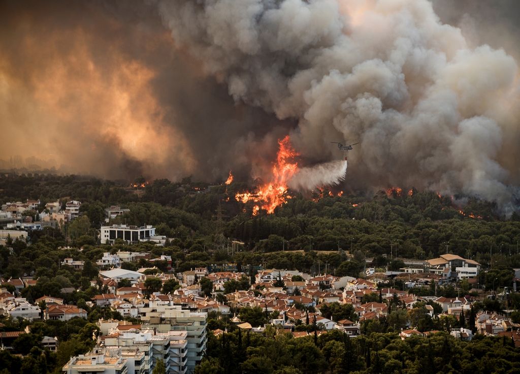 Incendie Grèce
