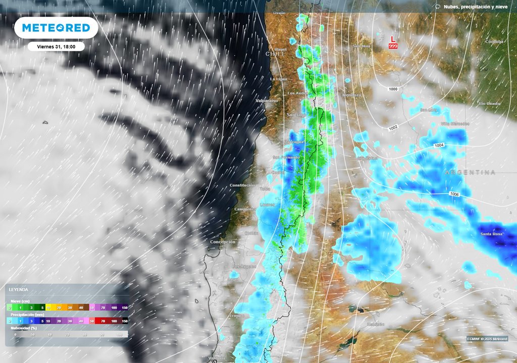 precipitaciones previstas
