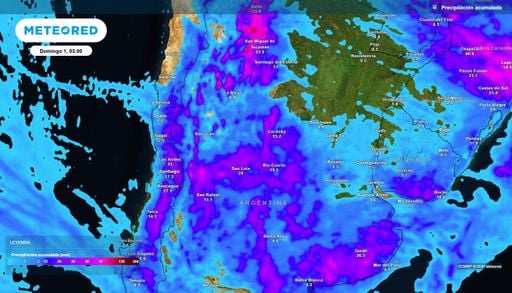 Algo menos de lluvias y, hacia el viernes 30 de octubre, un repunte de la temperatura en el centro y norte de Argentina