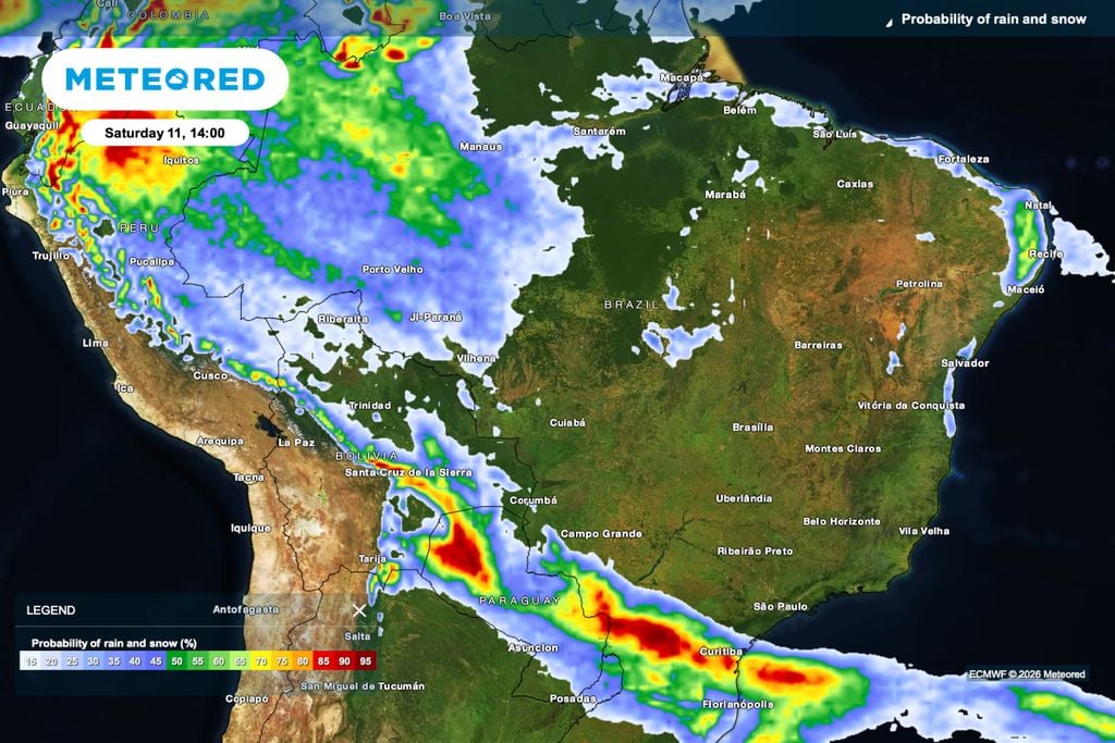 chuva, anomalia, precipitação, algodão, MATOPIBA A chuva fica afastada das principais áreas de algodão em MT, GO e MATOPIBA, mantendo o tempo seco e a janela favorável para as operações no campo.