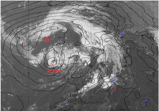 Algunas consideraciones sobre la tormenta subtropical Alpha