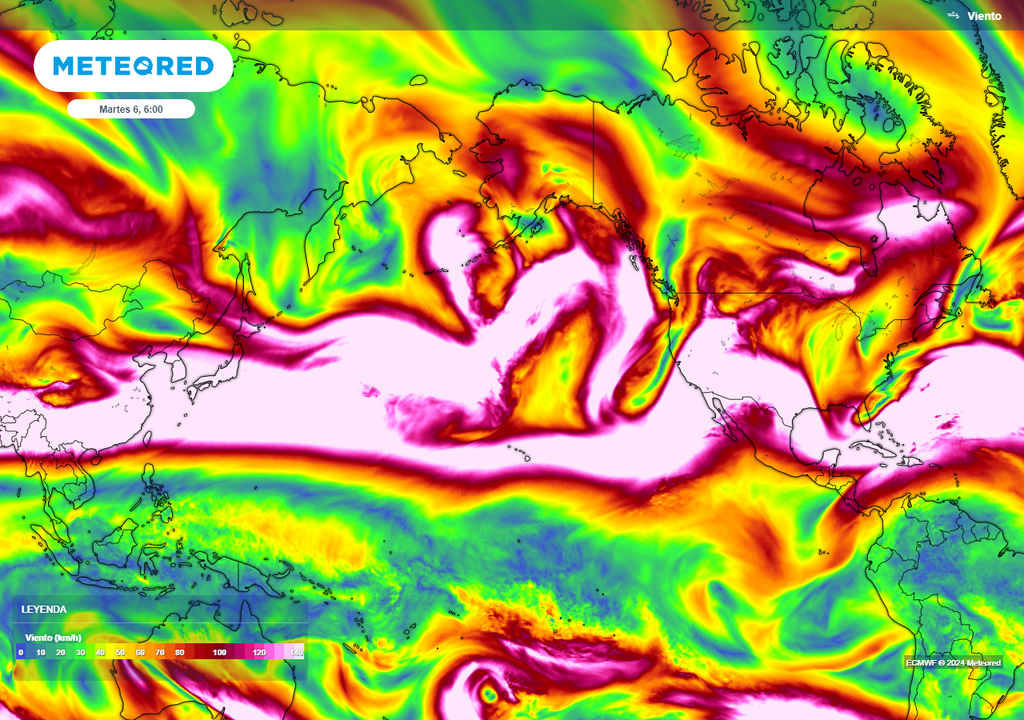 Corriente de vientos a 300 mb Corriente de vientos a 300 mb