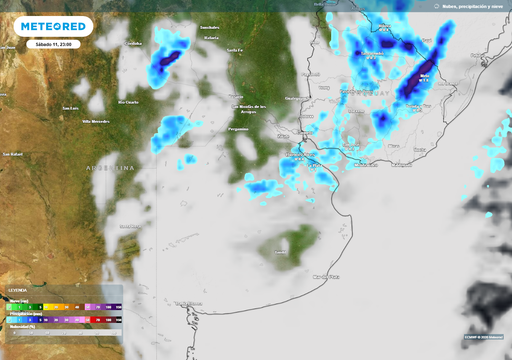 Algunas lluvias podr&iacute;an aguar planes al aire libre este s&aacute;bado entre las 18 y 00 horas sobre Buenos Aires