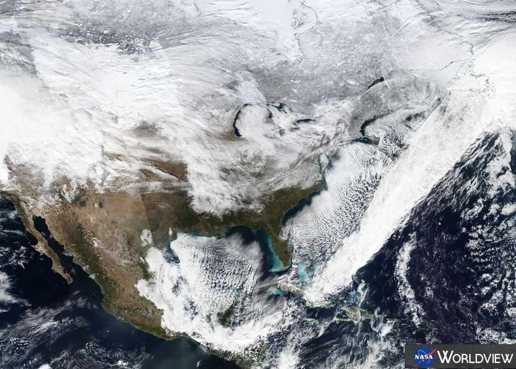 Imagen de satélite NASA-NOAA enero 7 de 2017