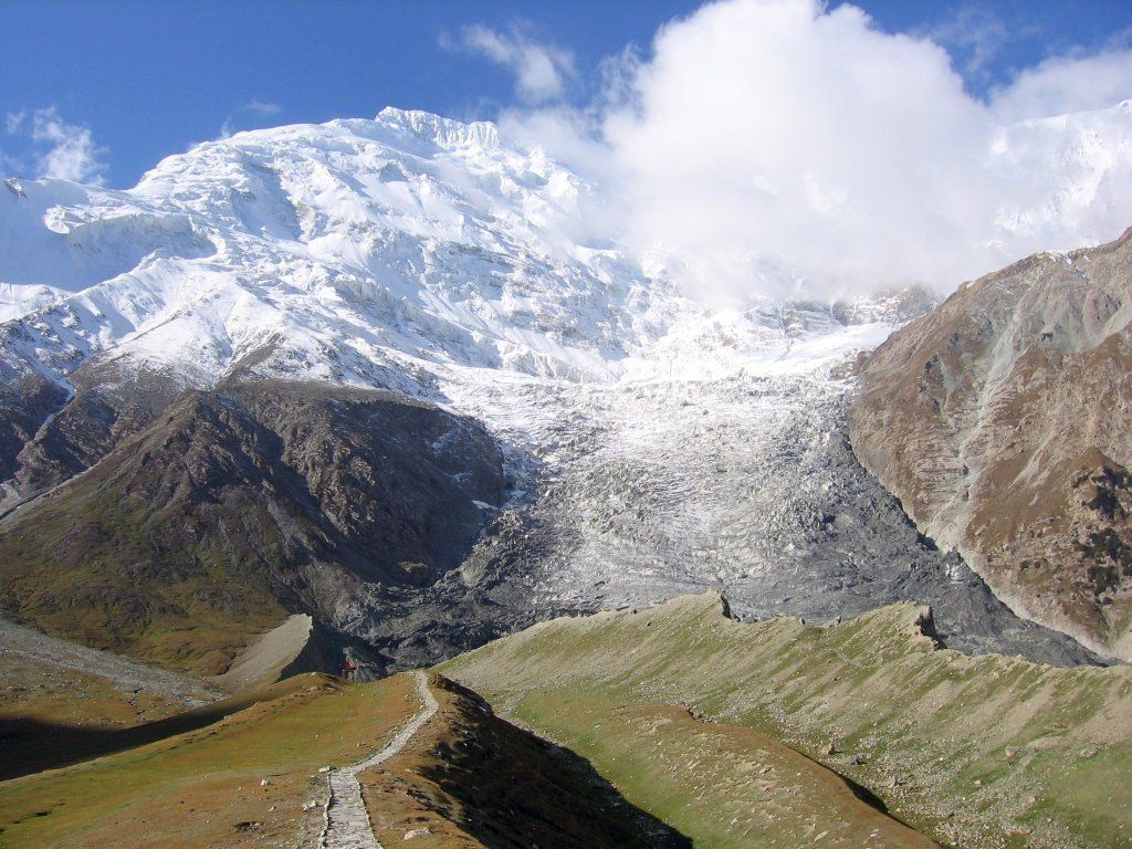 Un glaciar del Karakorum.
