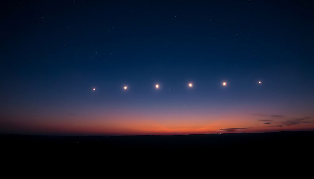 Seis planetas podrán observarse antes del amanecer durante la alineación planetaria del 12 de agosto de 2026. Júpiter, Mercurio, Marte, Saturno, Urano y Neptuno protagonizarán uno de los fenómenos astronómicos más esperados del año.