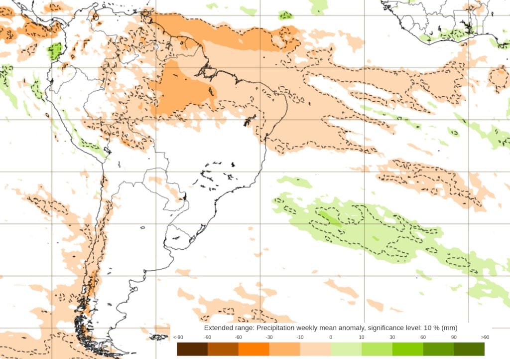 Previsão climática entre 21 e 28 de Outubro.