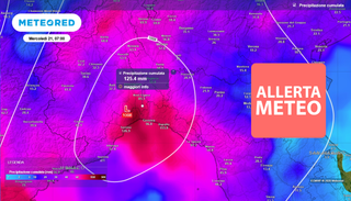 Allerta meteo, domani avviso arancione in Liguria: pi&ugrave; di 150 mm di pioggia in poche ore, attenzione tra Savona e Genova