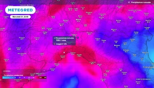 Fino a 150-200 mm di pioggia nelle prossime ore: attenzione dopo le 15 tra Liguria e alta Toscana
