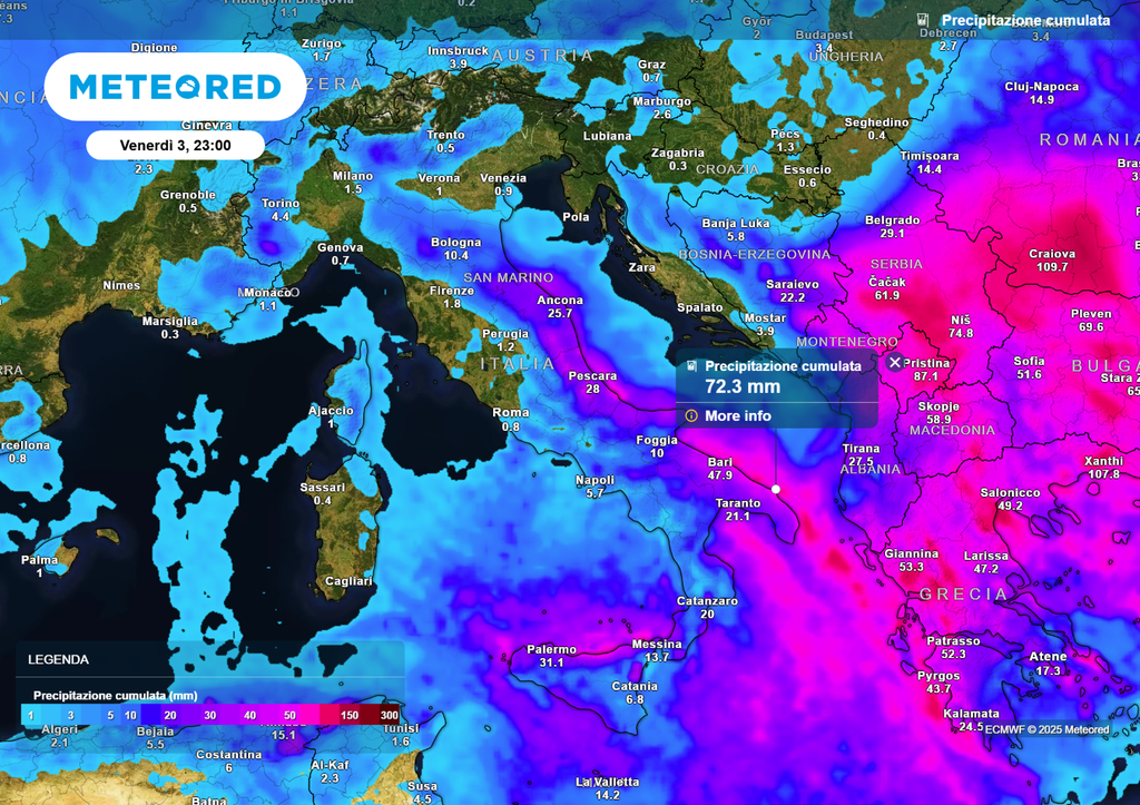 Precipitazione cumulata