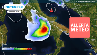 Allerta meteo: venerd&igrave; 11 settembre forti temporali in 3 regioni del Sud, criticit&agrave; idrogeologiche al Centro-Nord