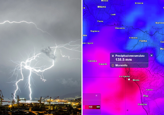Maltempo imminente: attenzione domani tra Liguria e Toscana, fino a 130 mm di pioggia