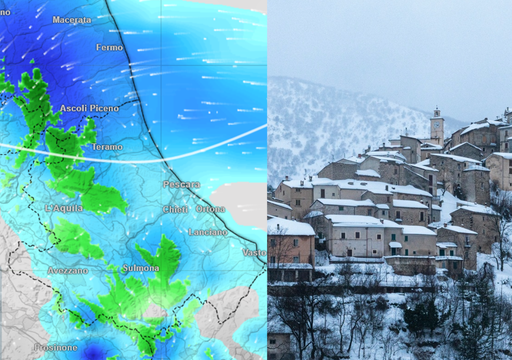 Allerta Meteo, sta arrivando Neve abbondante in Abruzzo e Molise: accumuli dai 700 metri