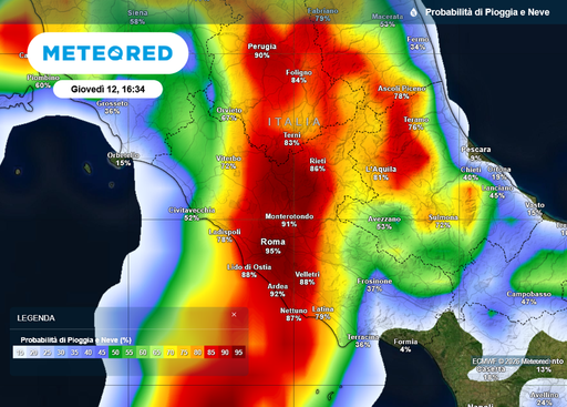 Allerta meteo, temporali imminenti sul Lazio: attenzione dalle 12 di oggi, gioved&igrave; 12 marzo