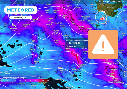 Allerta meteo, tra poche ore sull'Italia l'ennesimo peggioramento: da stasera forti temporali, fino a 120 mm