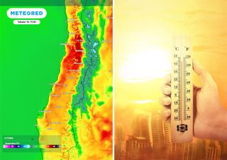 Alta migratoria elevará las temperaturas en la zona central: durante el sábado 3 regiones superarán los 30°C