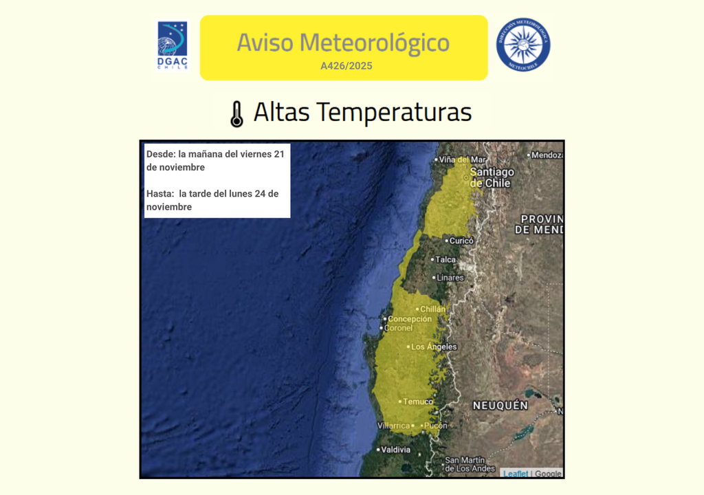 aviso mapa