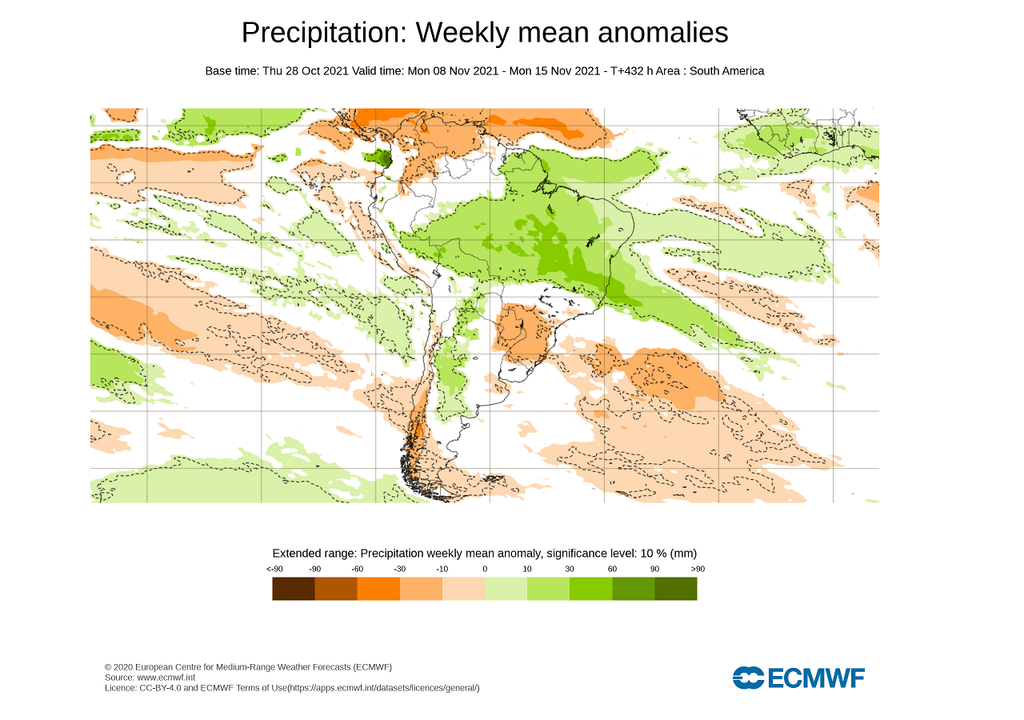 Anomalía de precipitación