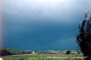Altocúmulos radiatus desde la Pobla del Vallbona (Valencia)