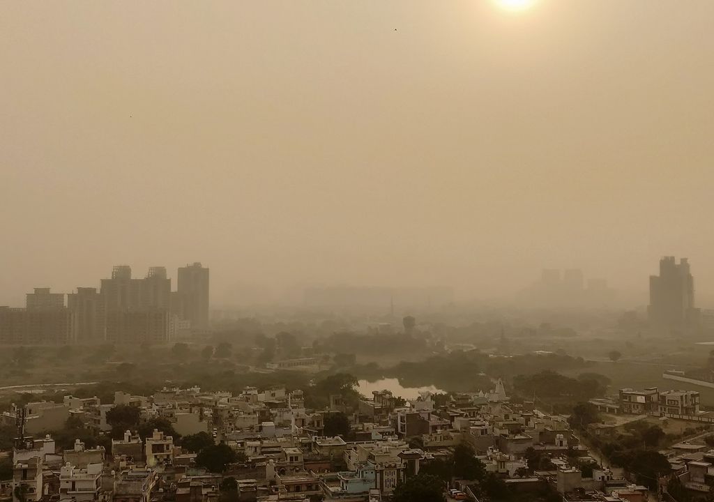 Nueva Delhi episodio contaminación