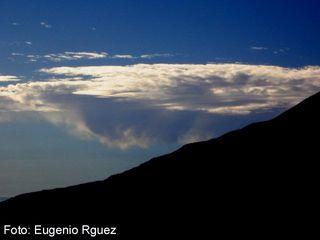 Altostratos y virgas desde Canarias
