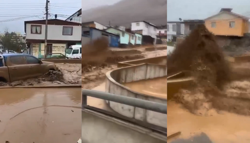 El norte de Chile recibi&oacute; lluvias hist&oacute;ricas: aluvi&oacute;n deja enterrada parte de Tocopilla