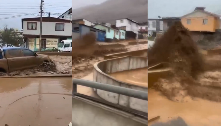 El norte de Chile recibi&oacute; lluvias hist&oacute;ricas: aluvi&oacute;n deja enterrada parte de Tocopilla