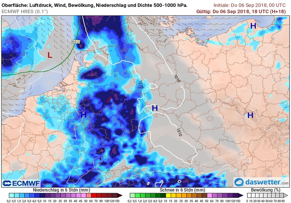 Gewitter aus Westen
