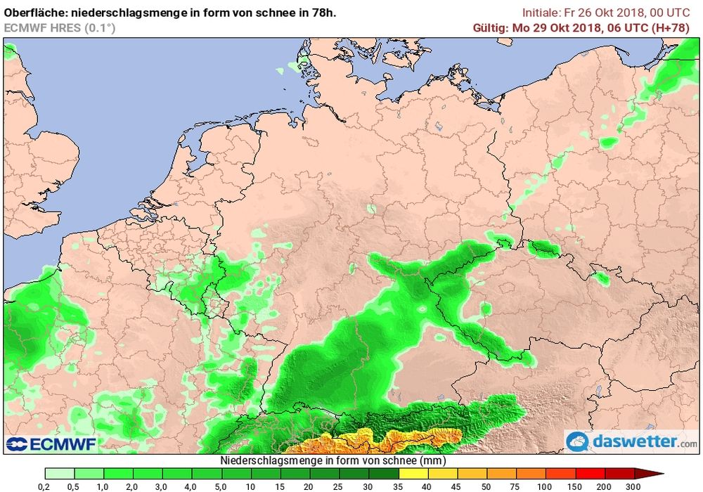 Schneefall Schneefall