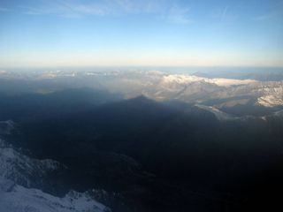 Amanecer desde La Aiguille du Midi.