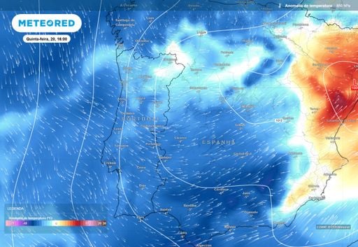 Amanh&atilde; as temperaturas baixam novamente em Portugal continental: nestes 2 distritos a queda ser&aacute; de 4 &ordm;C