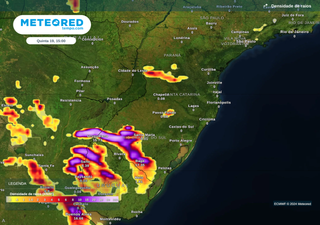 Amanhã as tempestades já vão atingir os três estados da Região Sul: confira os alertas da Meteored